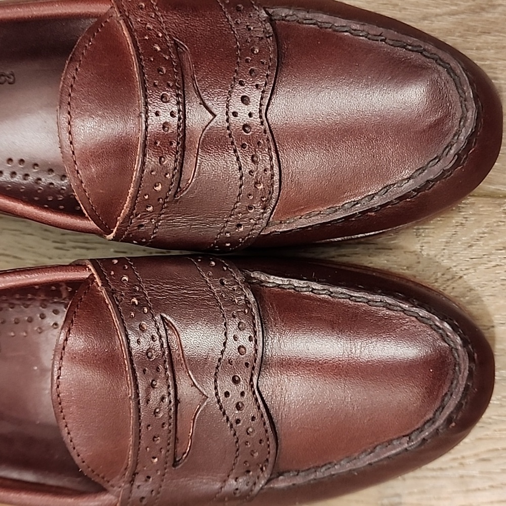 Vintage Christopher Daniels by Maine Classics Penny Loafers Hand Sewn size 7 (M) - Picture 2 of 13